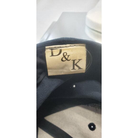 D & K POLICE Baseball Cap Hat Blue Men's One Size Gray Strapback Adjustable - Picture 5 of 6